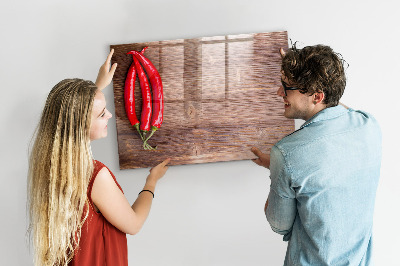 Magnetic erase board Peppers