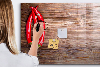 Magnetic erase board Peppers