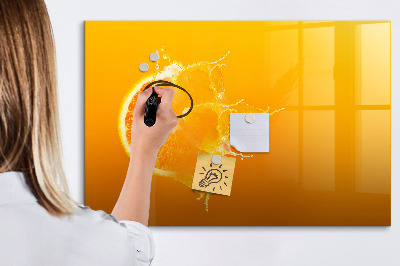 Magnetic erase board Orange