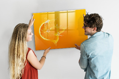 Magnetic erase board Orange