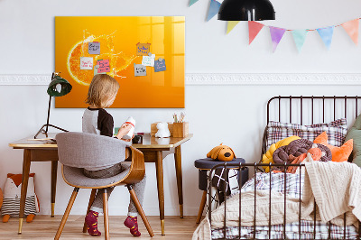Magnetic erase board Orange