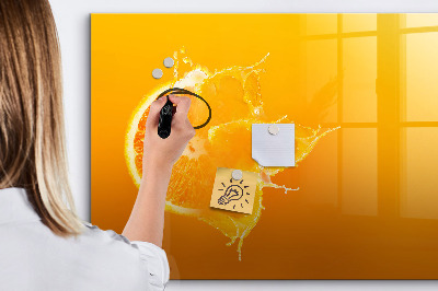 Magnetic erase board Orange