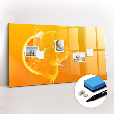 Magnetic erase board Orange