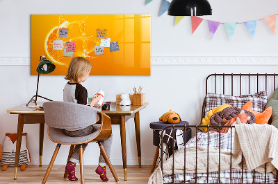 Magnetic erase board Orange