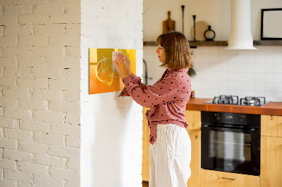 Magnetic erase board Orange