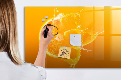 Magnetic erase board Orange