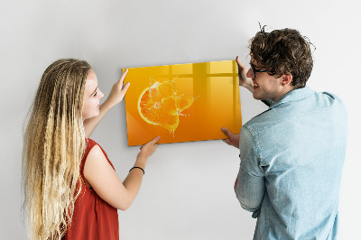 Magnetic erase board Orange