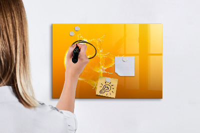 Magnetic erase board Orange