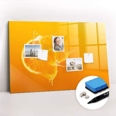 Magnetic erase board Orange