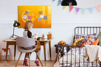 Magnetic erase board Orange