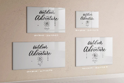 Magnetic writing board Outdoor adventure