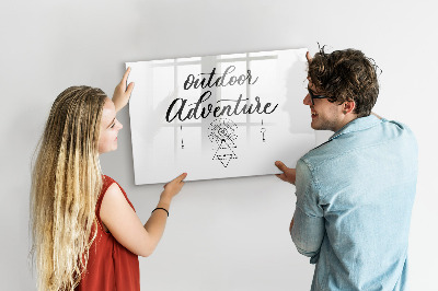 Magnetic writing board Outdoor adventure