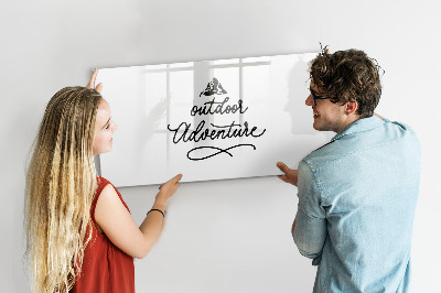 Magnetic board for writing Adventure Outdoor Adventure