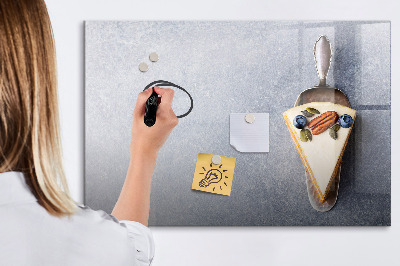 Magnetic writing board Slice of Cake