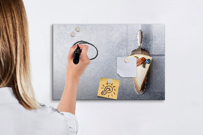 Magnetic writing board Slice of Cake