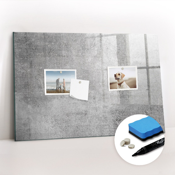 Magnetic erase board Raw wall