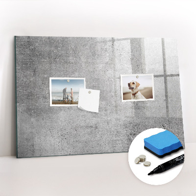 Magnetic erase board Raw wall