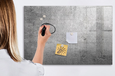 Magnetic erase board Raw wall
