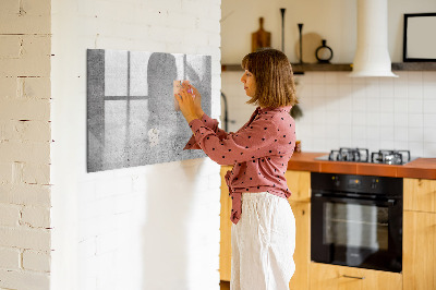 Magnetic erase board Raw wall