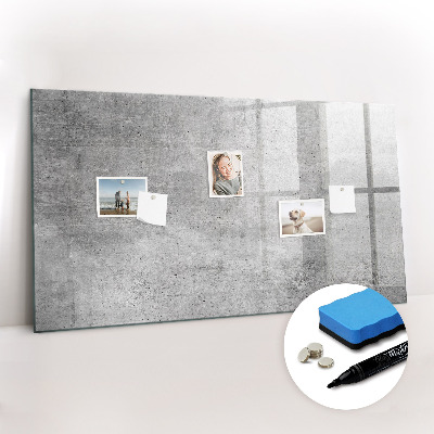 Magnetic erase board Raw wall