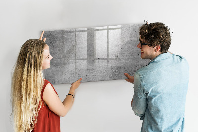Magnetic erase board Raw wall