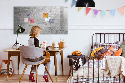 Magnetic drawing board Raw wall