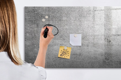Magnetic erase board Raw wall