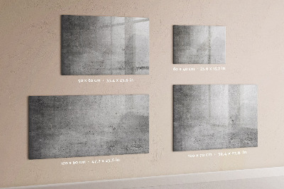 Magnetic erase board Raw wall