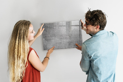Magnetic erase board Raw wall