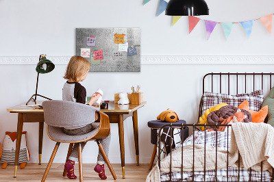 Magnetic erase board Raw wall