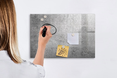 Magnetic erase board Raw wall