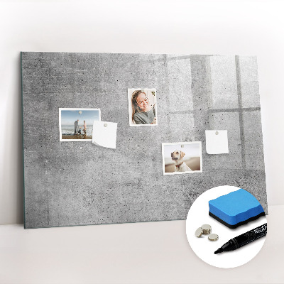 Magnetic erase board Raw wall