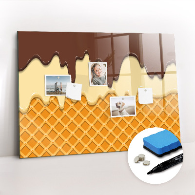 Magnetic erase board Ice-cream