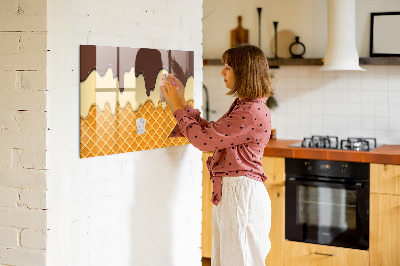 Magnetic erase board Ice-cream