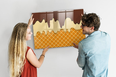Magnetic erase board Ice-cream
