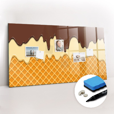 Magnetic erase board Ice-cream