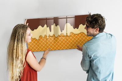 Magnetic erase board Ice-cream