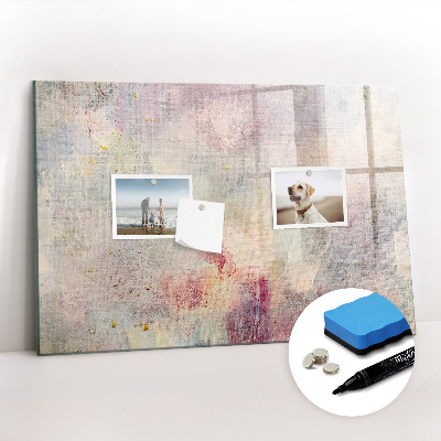 Magnetic writing board Painted abstraction