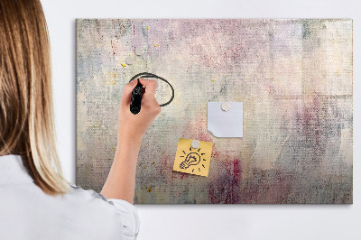 Magnetic writing board Painted abstraction