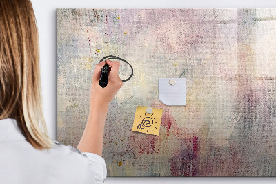 Magnetic writing board Painted abstraction