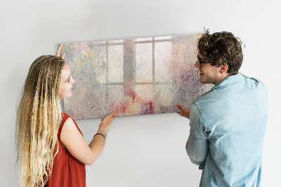 Magnetic writing board Painted abstraction