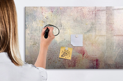 Magnetic writing board Painted abstraction
