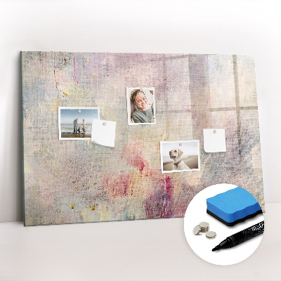 Magnetic writing board Painted abstraction