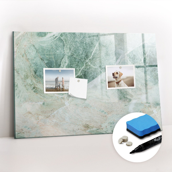 Magnetic erase board Marble surface