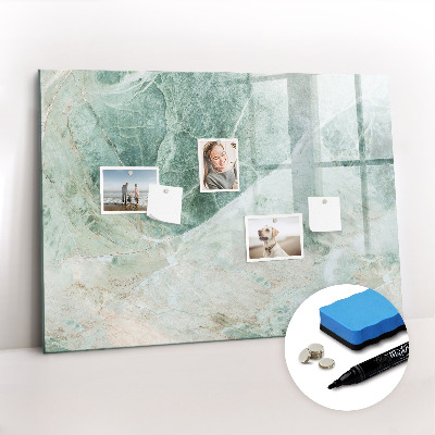 Magnetic erase board Marble surface