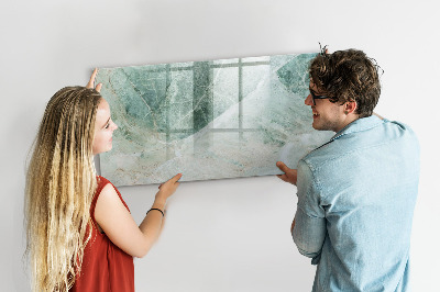Magnetic erase board Marble surface