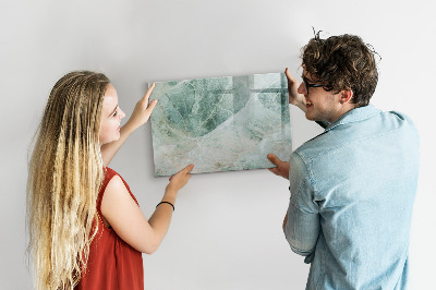 Magnetic erase board Marble surface