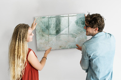 Magnetic erase board Marble surface