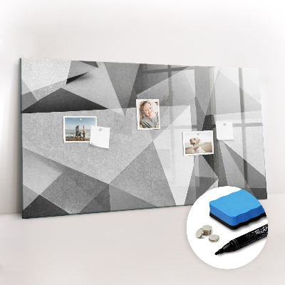 Magnetic erase board 3D abstraction