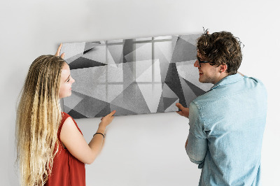 Magnetic erase board 3D abstraction
